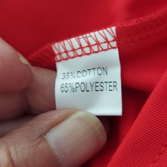 NWT Piao Liang fu shi  RED DRESS Stretchy Off Shoulder Size L - Picture 7 of 7